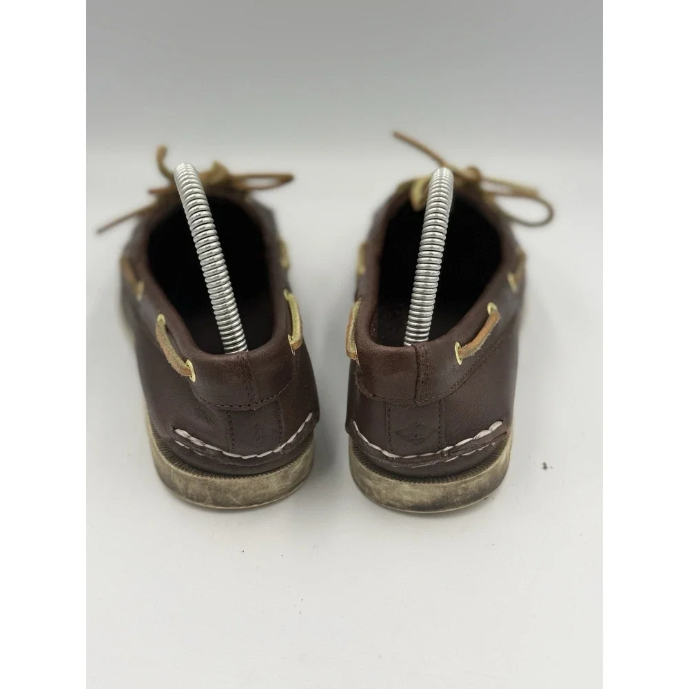 Sperry Top-Sider Women's Brown Leather 2-Eye Boat Shoes Style 9195017 Size 9M